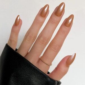 Maple Glaze Press-On Nails